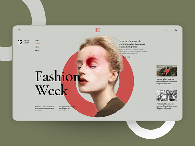 Cocs - Beauty & Fashion Magazine beauty blog creative design fashion interface landing page lifestyle magazine minimal mobile design news template typography ui ui design ux ux design vintage website