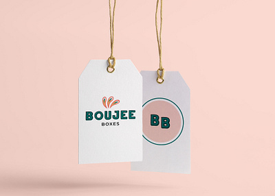 Boujee Boxes Label Design branding design flat icon illustrator logo logo variations logodesign minimal tag design tags vector