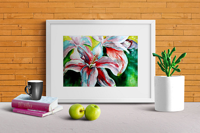 Flower Painting drawing fine art flower flowerart flowerdrawing flowerpainting paint painting watercolor art watercolor clipart watercolor painting