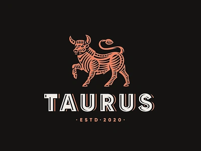 Taurus bull logo taurus