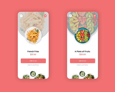 Food Delivery App concept design food app interaction design minimal productdesign ui ui design user experience visual design