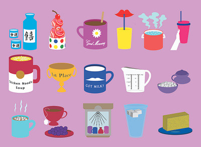 Created Cups in Illustrator