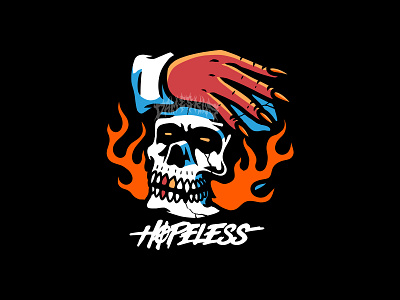 HOPELESS apparel artwork artworkforsale clothing design commission design design graphic illustration merch design merchandise tshirt design