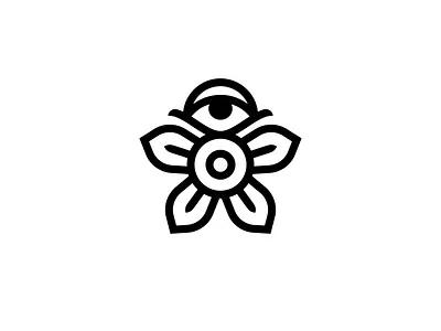 If you know, you know brand design branding design eye eyes flower graphic design icon logo logo design minimalism mnml psychedelic