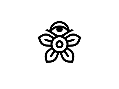 If you know, you know brand design branding design eye eyes flower graphic design icon logo logo design minimalism mnml psychedelic