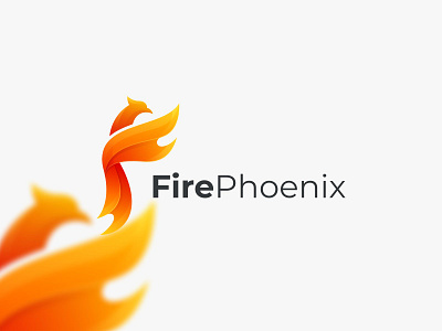 Fire Phoenix app branding design icon illustration logo typography ui ux vector