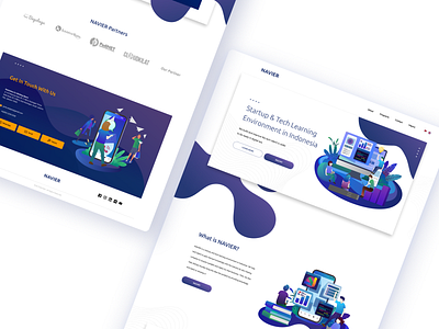 Simple Landing Page Web Design | 2 clean web design corporate figma illustration landing page design simple website startup branding ui ui ux ui ux design ui ux designer web ui design website concept website design