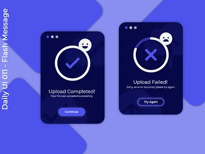 Daily UI 011 - Flash Message 100 days of design 100daychallenge beginner daily ui daily ui 011 dailyui design flash message pop up ui progress ui