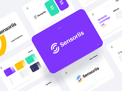 Sensoriis - Brand Guidelines brand book brand design brand guideline brand guidelines brand identity branding branding agency branding and identity color palette creative graphic design logo logo design logotype modern style book styleguide styleguides typography web design