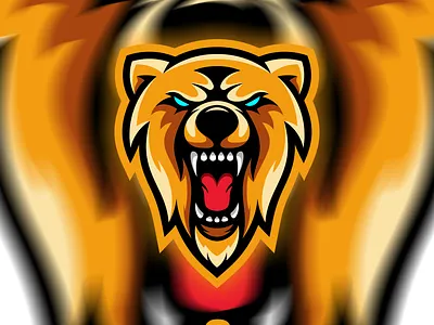 BEAR LOGO animal bear brand logo