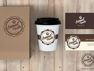 papelaria SweetTooth branding design logo print