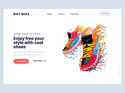 Shoes Product Page best shot bestshot branding design illustration landing page logo ui uiux vector