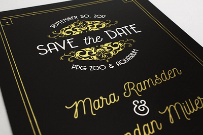 another one for the fridge | save the date design illustration typography