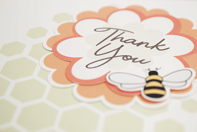 i'm beein' thankful | thank you card design diecut illustration typography