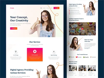 Design Agency Website Challenge app design branding design design agency designer website impressive look trending ui uiux uiux design website design website developer