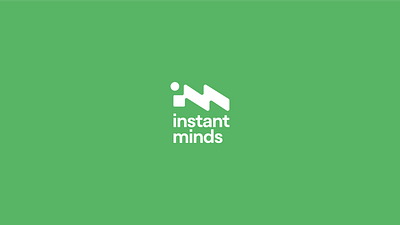 instant minds logo & brand identity brand identity branding corporate design graphic design identity illustration logo minimal typography vector
