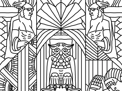 Art Deco (Revisited) art deco design fun illustration illustrator