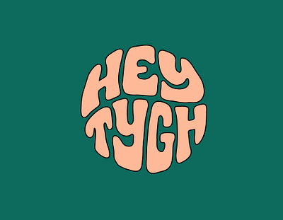 Hey Tygh artist clientwork clothes clothing clothing brand clothing label custom lettering hand drawn itsjerryokolo jerryokolo lettering logo designer logotype logotype designer procreate speech tshirt tshirtdesign typography