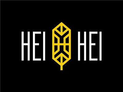 Hei Hei brand branding chile chilean clean creative design feather gaming graphic design logo logos white