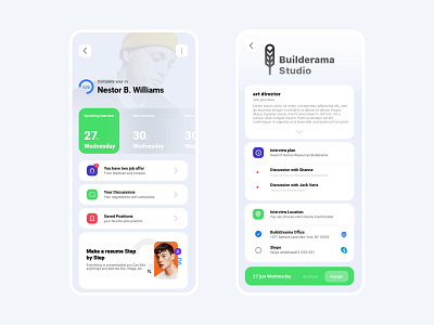 Cv app app clean clear cv cv design resume cv sketch ui