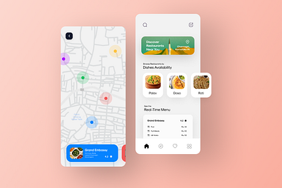 Food and Restaurant App app app design app ui clean ui food app food order food ordering app restaurant restaurant app restaurants