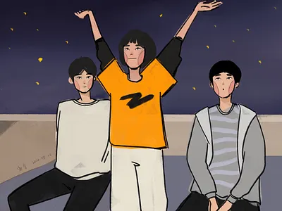 以家人之名 · 天台 creative design illustration illustrator