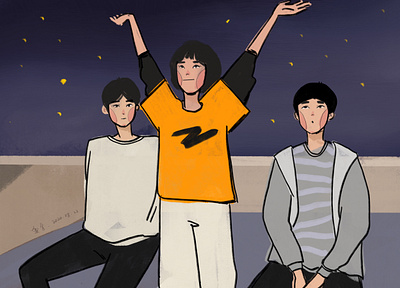 以家人之名 · 天台 creative design illustration illustrator