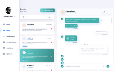 Patient Chat adobexd patient pattern ui uiux usability ux vector