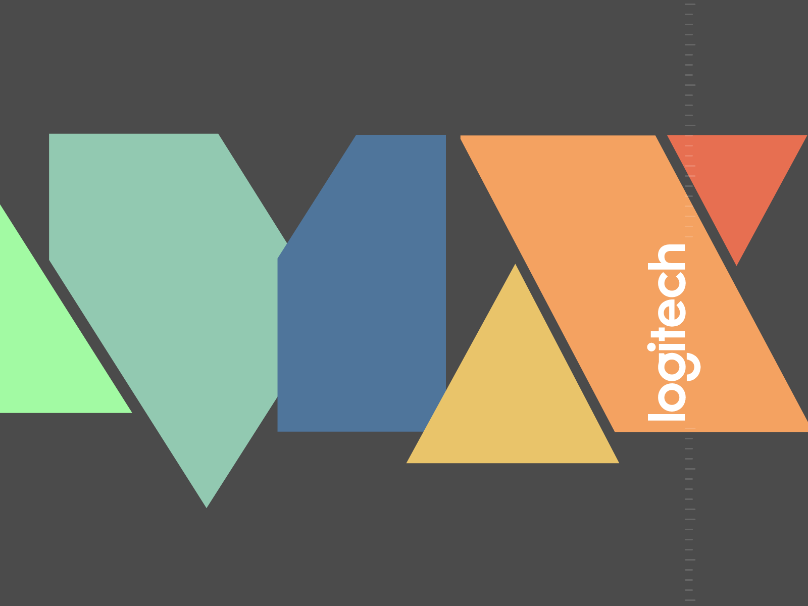 Logitech MX 01 branding logo logo design vector