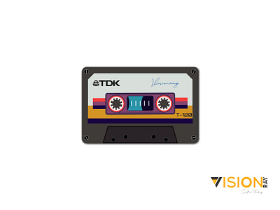 Casette adobe illustrator branding design graphic graphicdesign illustration illustrator visual artist