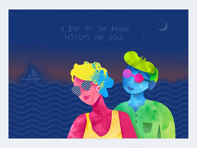 Figure Graphic Design design graphic design graphics illustration sea