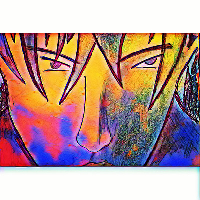 Gin Khajama anime animeart animeboy design graphics illustration web