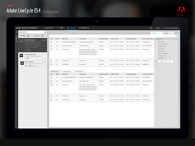 Adobe LiveCycle ES4 design interaction ui ux web application
