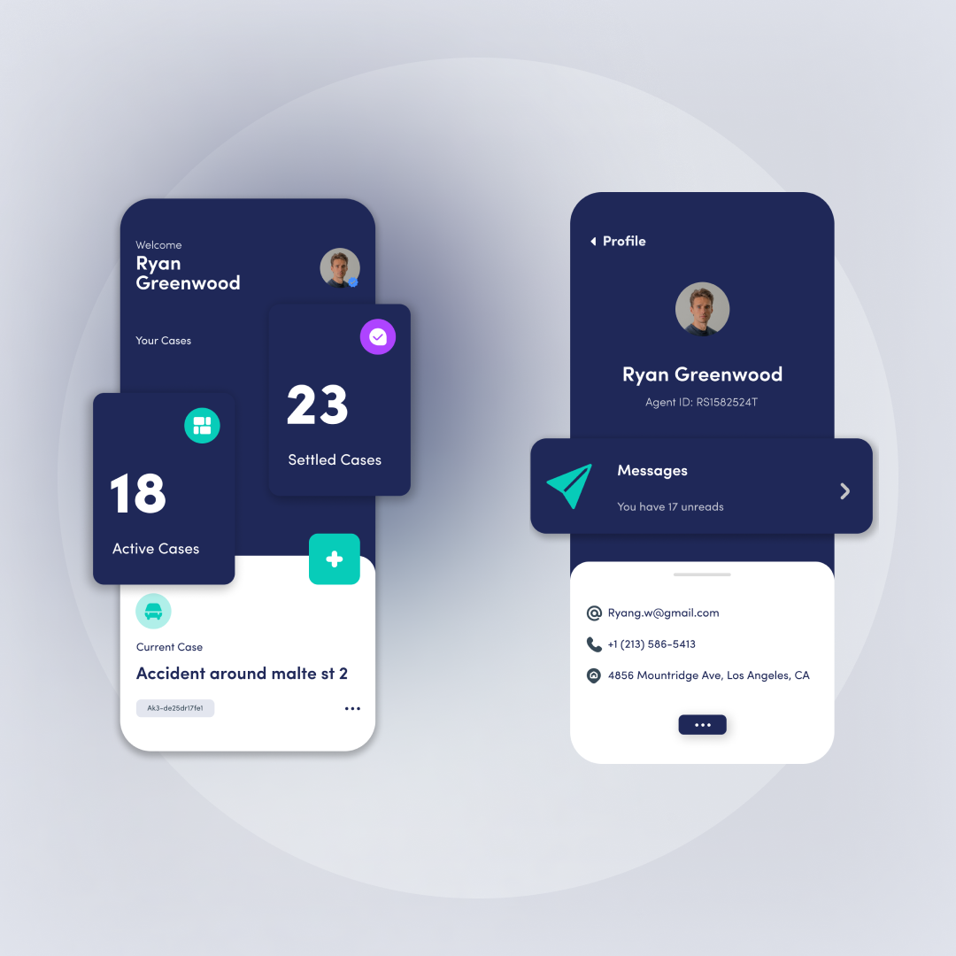 Assurance App app appmockup design ui ux