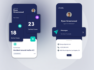 Assurance App app appmockup design ui ux