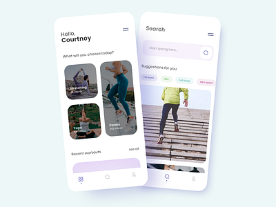 Workout App app app design application application design application ui cardio mobile mobile app mobile app design mobile design mobile ui sport ui uiux ux uxui workout workout app workout tracker yoga