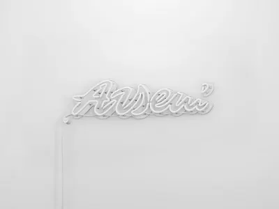 Arseni 3d branding clean design illustration lettering logo minimal render typography