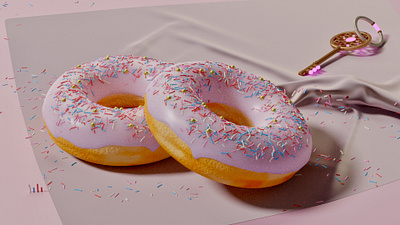 Afternoon donut illustration