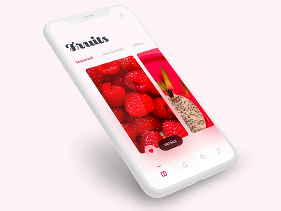 Grocery App Concept Design - Set 1 - UI Interaction adobe xd branding design flat design foodapp grocery ios app design mobile ui design online food ui ux vector