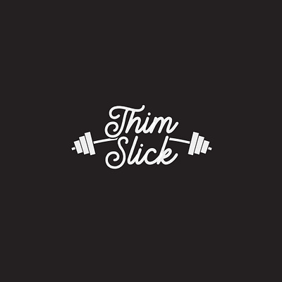 Thim Slick Logo Design. illustration logo vector