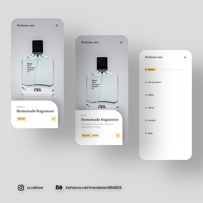 Fashion adobe app brand identity branding design dribblers fashion flat illustration illustrator minimal mobile perfume type ui uidesign ux