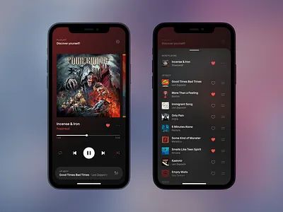 Music Player UI exploration app icon music music app streaming app ui