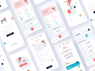 Jiny App app application layout mobile mobile app mobile ui ui ux