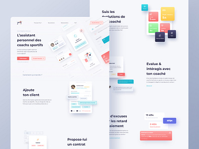 Jiny component homepage landingpage layout ui webdesign website