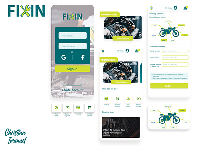 Fixin App Concept appdesign mobileapplication mobileapps servicesapp ui ux ui design uidesign