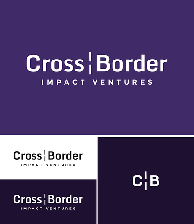 Cross Border Impact Ventures Branding branding logo