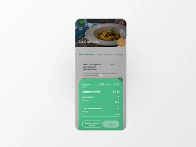 Food app order summary / reciept app application application ui check checkout figma food app food app ui interface order reciept ui uiux waiter app