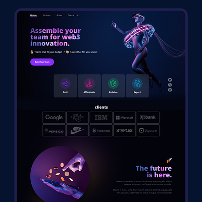 Landing Page by Yana Kotoliuz 🇺🇦 on Dribbble