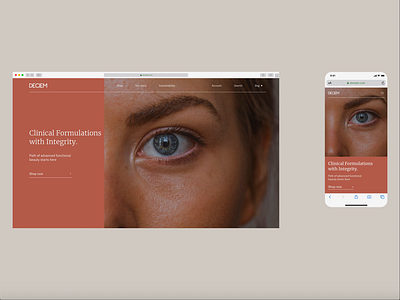 DECIEM Redesign - Skincare E-commerce adobexd animation clean design ecommerce layout marketplace minimal shop shopify skincare typography uidesign ux web website whitespace