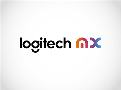 Logitech - MX Master Series Logo logitech logo mx